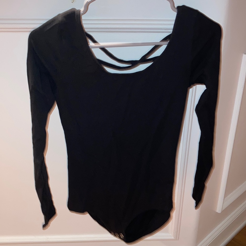 A black bodysuit